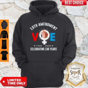 Nice 19th Amendment VOE Women Right To Vote Hoodie