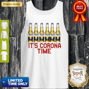 Nice Corona Extra It’s corona time Covid 19 Tank Top