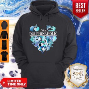 Nice Dolphins I’m A Dolphinaholic Hoodie