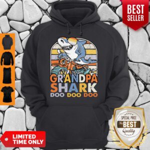 Nice Grandpa Shark Doo Doo Doo Hoodie
