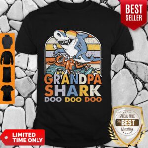 Nice Grandpa Shark Doo Doo Doo Shirt