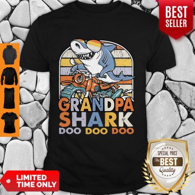 Nice Grandpa Shark Doo Doo Doo Shirt