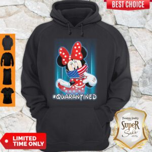 Nice Minnie Mouse Mask American Quarantined Hoodie