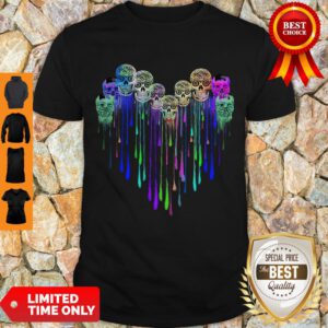 Nice Skulls Tattoo Watercolor Shirt