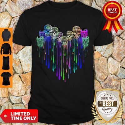 Nice Skulls Tattoo Watercolor Shirt
