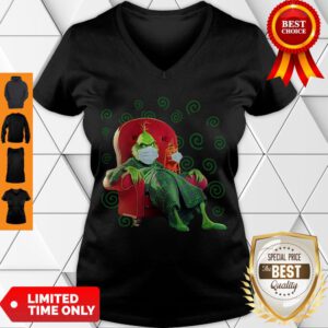 Official Grinch And Max Stay At Home V-Neck