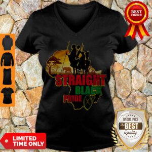 Official Straight Black Pride V-Neck