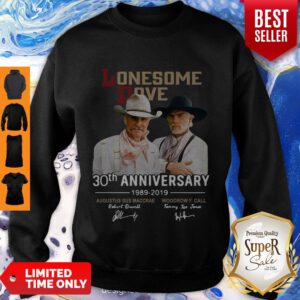 Lonesome Dove Book 30th Anniversary Larry Mcmurtry 1989-2019 Signature Hoodie