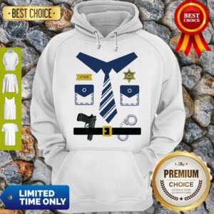 Police Woman – Policeman – Easy Halloween Costume Hoodie