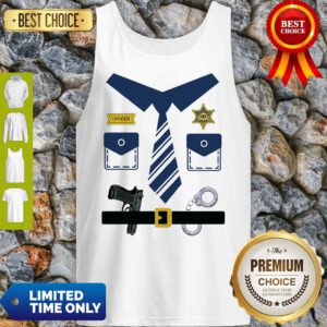 Police Woman – Policeman – Easy Halloween Costume Tank Top