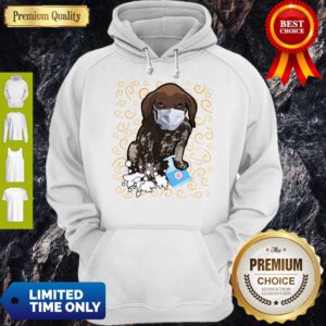 Pretty Dachshund Mask Wash Hands Survived Covid-19 Hoodie