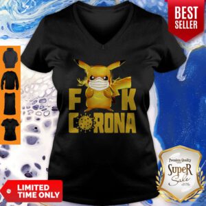 Pretty Fuck Corona Pikachu V-Neck