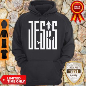 Pretty Jesus Word Bird Hoodie - Design By Refinetee.com
