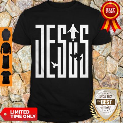 Pretty Jesus Word Bird Shirt - Design By Refinetee.com