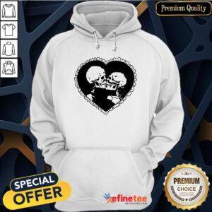 Pretty Love After Death Ringer Skeleton Hoodie - Design By Refinetee