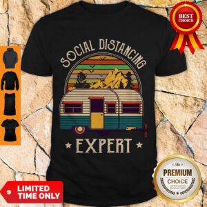 Pretty Nice Camping Social Distancing Expert Vintage Shirt - Design By Refinetee.com