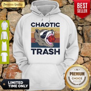 Pretty Raccoon Chaotic Trash Hoodie - Design By Refinetee.com
