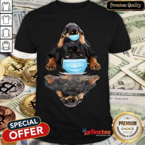 Pretty Rottweilers Mask Water Mirror Shirt - Design By Refinetee