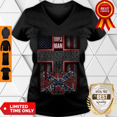 Pretty Simple Man Lynyrd Skynyrd V-neck - Design By Refinetee.com