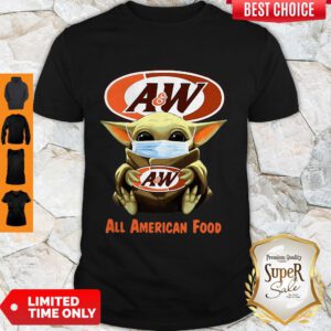 Pretty Star Wars Baby Yoda Mask Hug Aw All American Food Covid-19 Shirt - Design By Refinetee.com