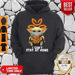 Pro Baby Yoda Face Mask Hug Dignity Health I Can’t Stay At Home Hoodie - Design By Refinetee.com