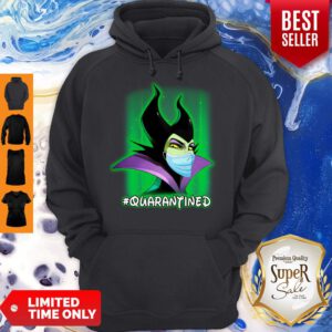 Pro Disney Maleficent Mask #Quarantined Coronavirus Hoodie - Design By Refinetee.com