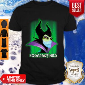 Pro Disney Maleficent Mask #Quarantined Coronavirus Shirt - Design By Refinetee.com