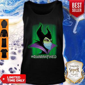 Pro Disney Maleficent Mask #Quarantined Coronavirus Tank Top - Design By Refinetee.com