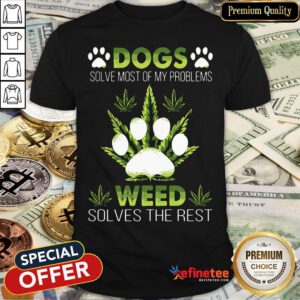 Pro Dogs Solve Most Of My Problems Shirt - Design By Refinetee