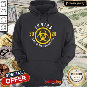 Pro Junior 2020 Class Of The Quarantined Hoodie - Design By Refinetee