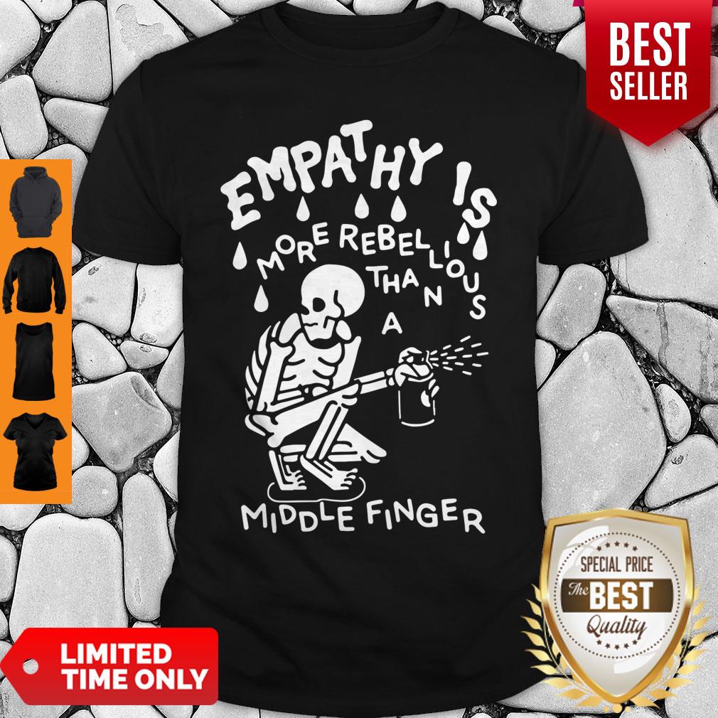 Pro Skull Empat Hy Is Middle Finger Shirt