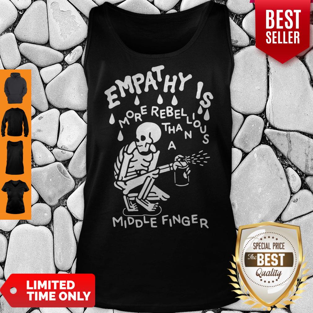 Pro Skull Empat Hy Is Middle Finger Shirt - Image 3