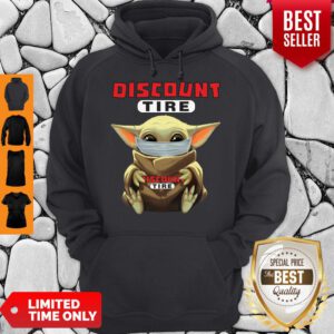 Top Baby Yoda Face Mask Hug Discount Tire I Can’t Stay At Home Hoodie - Design By Refinetee.com