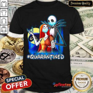 Top Jack And Sally Quarantined Shirt - Design By Refinetee
