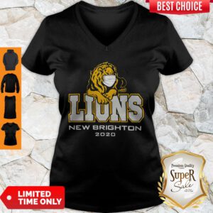 Top Lions New Brighton 2020 Quarantine Coronavirus V-neck - Design By Refinetee.com