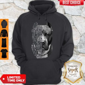 Top Pitbull He Is Your Friend Your Partner Youe Defender Hoodie