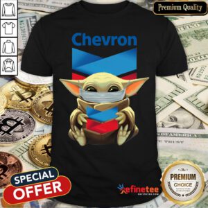 Top Star Wars Baby Yoda Mask Hug Chevron Covid-19 Shirt - Design By Refinetee