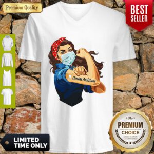 Top Strong Nurse Tattoo Dental Assistant V-neck - Design By Refinetee.com