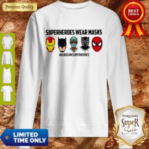Top Superheroes Wear Masks Nursery Superheroes Sweatshirt - Design By Refinetee.com