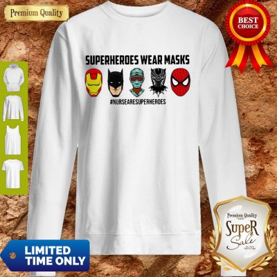 Top Superheroes Wear Masks Nursery Superheroes Sweatshirt - Design By Refinetee.com