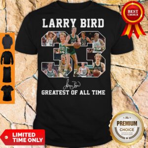 Funny 33 Larry Bird Greatest Of All Time Signature Hoodie