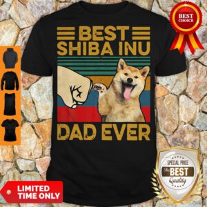 Funny Bear Shiba Inu Dad Ever Vintage Shirt