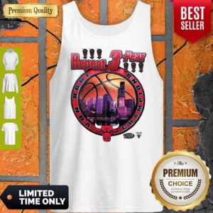 Funny Chicago Bulls Starter 1998 Champions Nba Repeat 3 Peat Tank Top