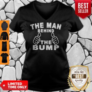 Funny The Man Behind The Bump V-Neck