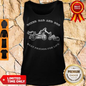 Good Biker Dad And Son Best Friends For Life Tank Top