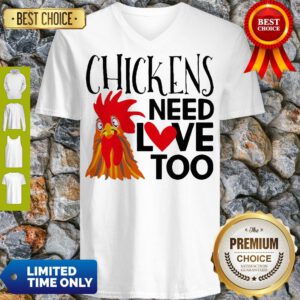 Good Chickens Need Love Too V-Neck