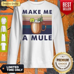 Good Cocktail Make Me A Mule Vodka Vintage Sweatshirt