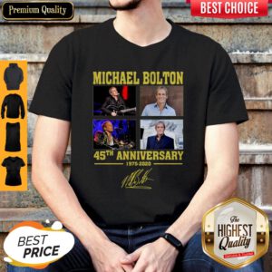 Good Michael Bolton 45th Anniversary 1975 2020 Signature Shirt