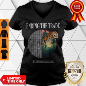 Good Tiger Ending The Trade All Cats Should Live Classic V-Neck
