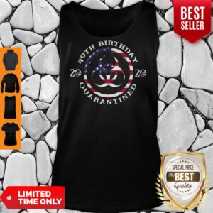 Nice 49th Birthday 2020 Quarantined American Flag Tank Top